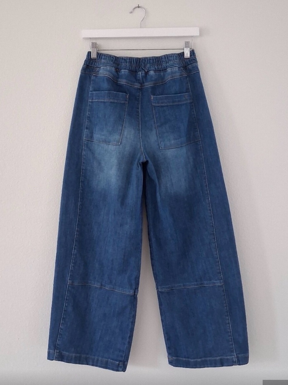 Pilcro The Izzie Wide-Leg Women's Jeans in Medium Blue size xs - Picture 5 of 12
